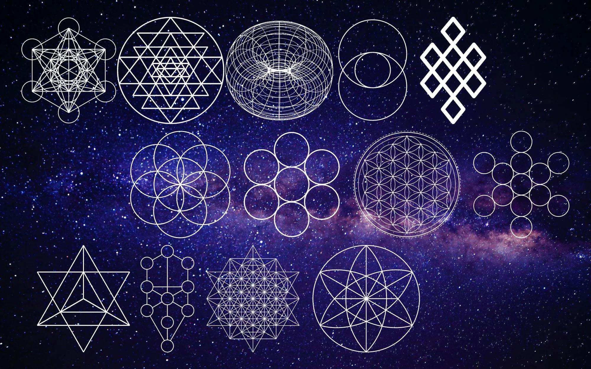 Sacred geometry designs